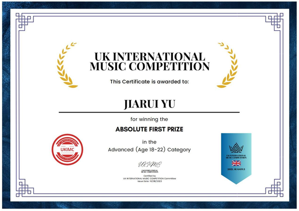浙江音乐学院：学院学生在英国国际音乐比赛中获指挥双白金奖